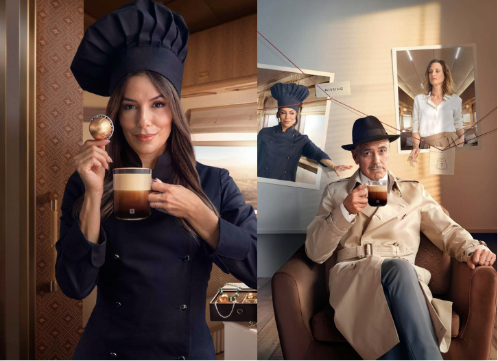 Nespresso, Clooney x Longoria, polaroid investigation