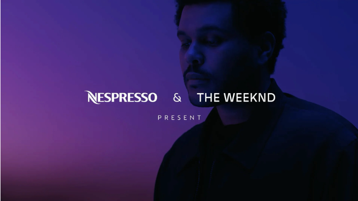 Nespresso x The Weeknd, key visual