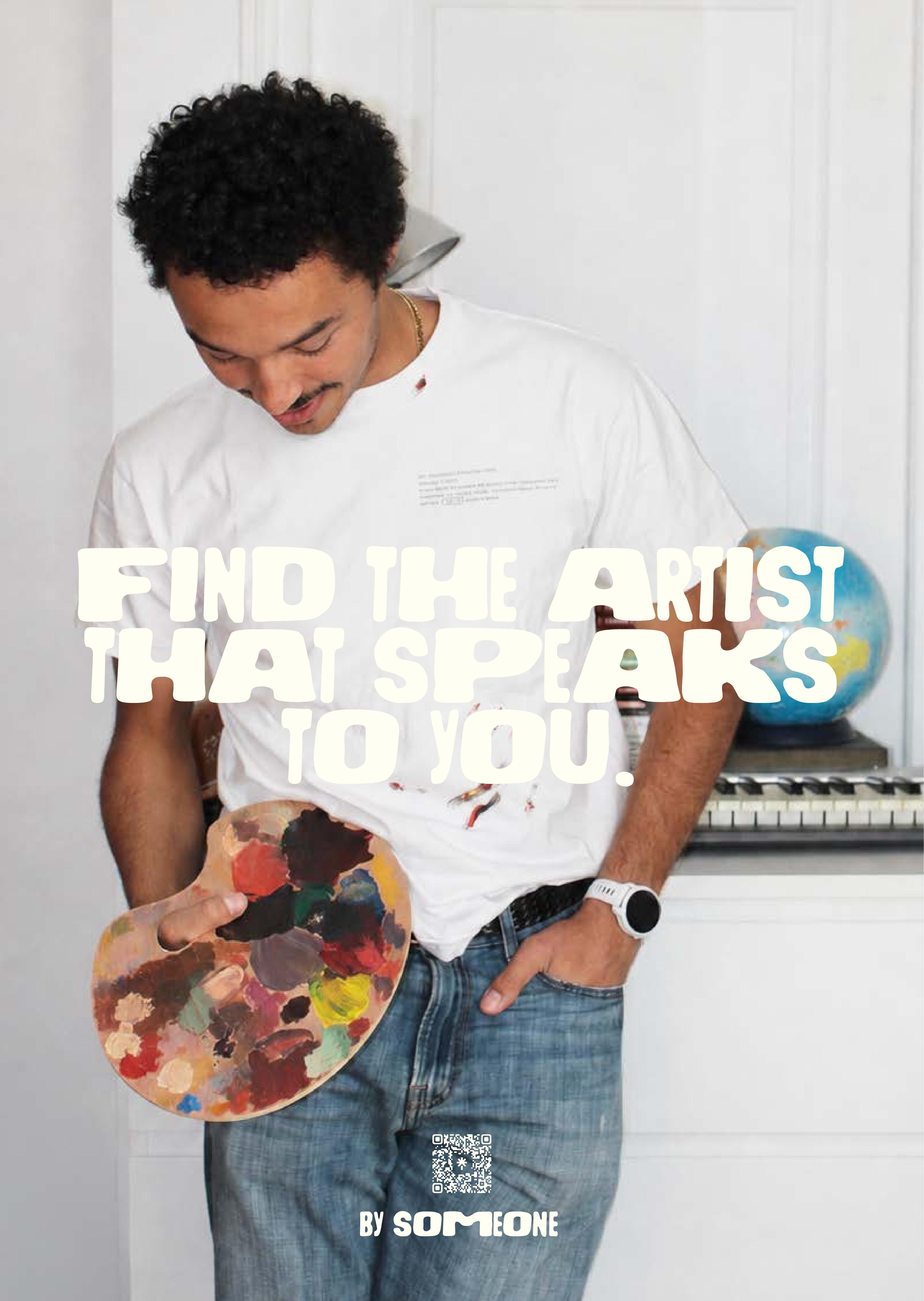 By Someone poster, find the artist that speaks to you